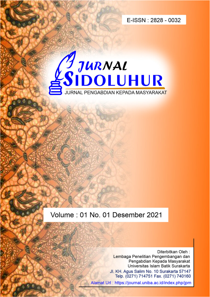 JURNAL SIDOLUHUR